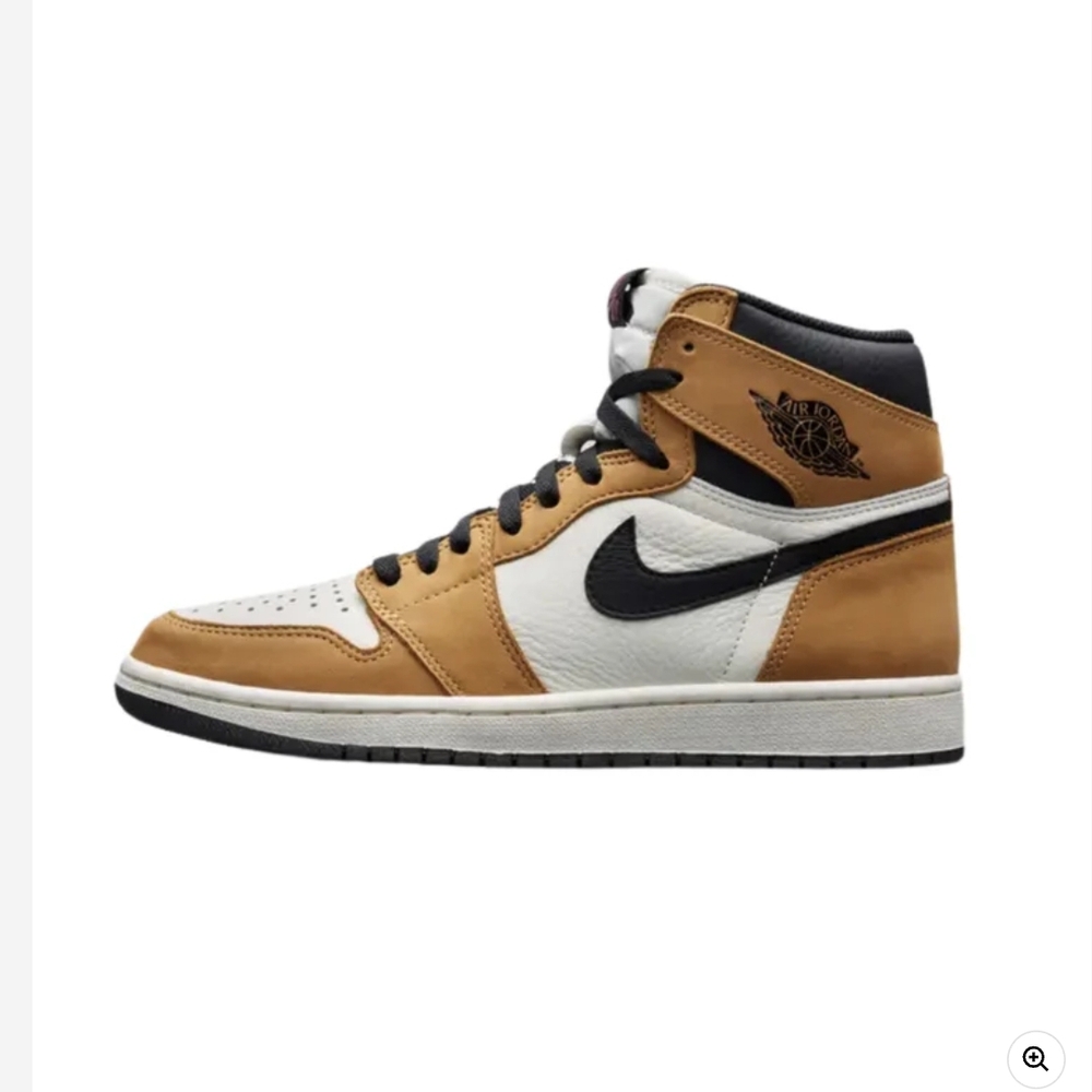 Nike Men's Air Jordan 1 Retro High OG " Rockie Of The Year" Black and Tan